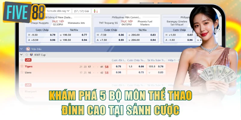 Khám phá 5 bộ môn thể thao đỉnh cao tại sảnh cược